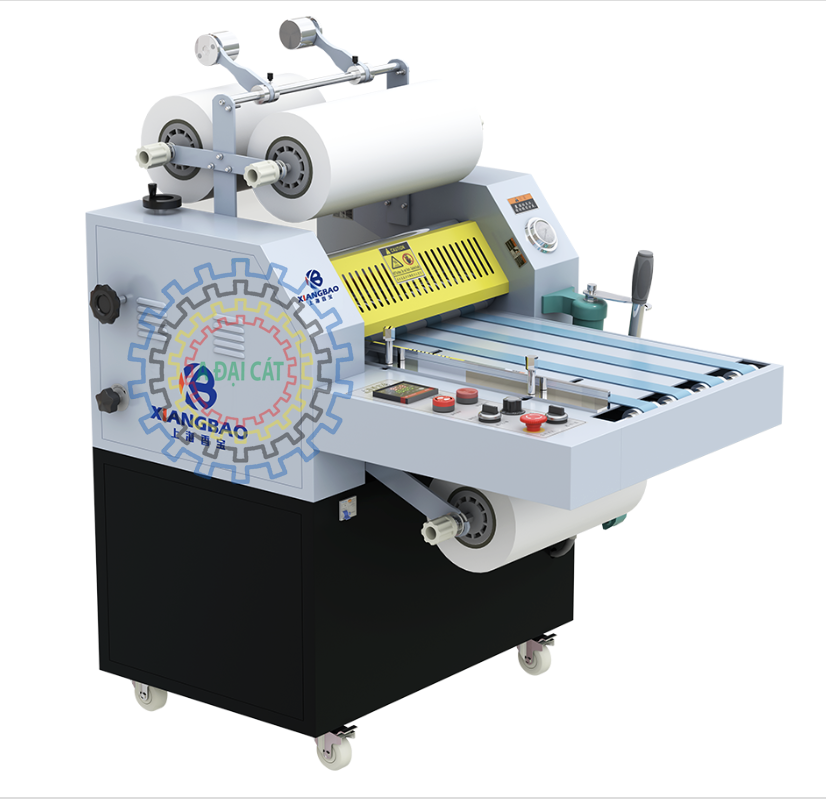 Máy cán màng nhiệt, BOBB thủy lực hai mặt Shanghai Xiangbao XB-V68T